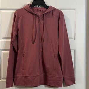 WoolX Pink Ryann Merino Wool Women's Full Zip Hoodie Small NWOT